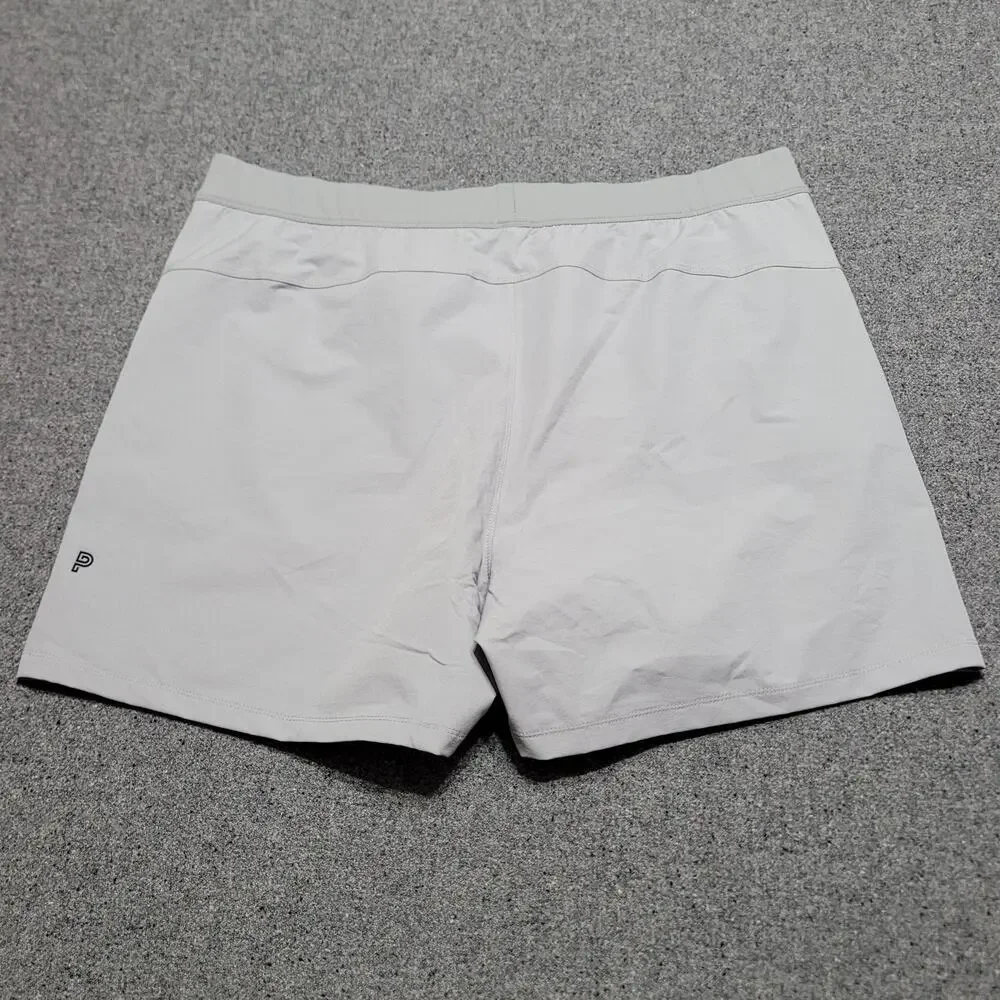 Public Rec Shorts Mens 40 Gray Flex Casual Performance Stretch Elastic Waist 5